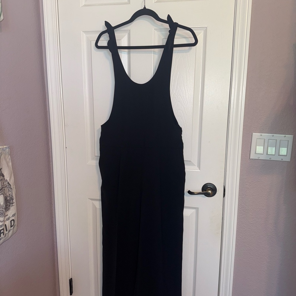 Express Black Scoop Neck Jump Suit